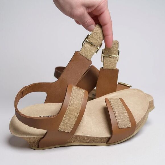 Mephisto Lissandra NEW Supportive  Wedge Sandal Women’s Size 38 EU SOFT‑AIR Cork - Picture 8 of 13